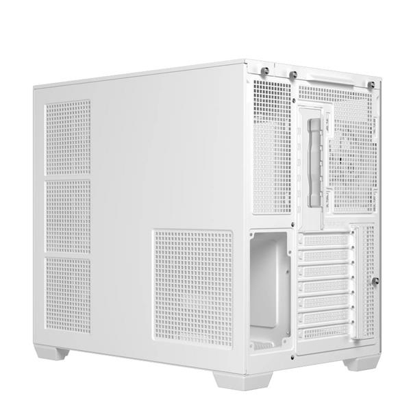 ASUS A32 PLUS WHITE ARGB TG skrinka ATX biela 4x ARGB fan