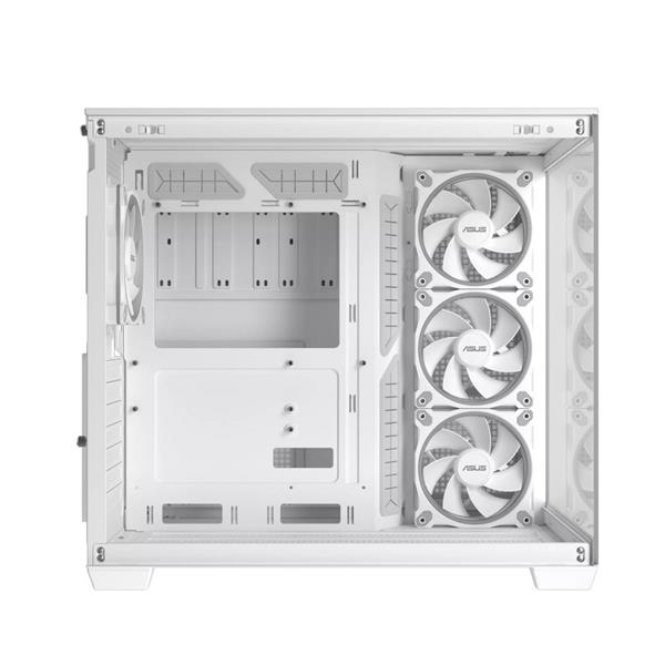 ASUS A32 PLUS WHITE ARGB TG skrinka ATX biela 4x ARGB fan