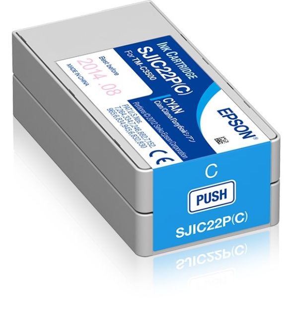 Náplň Epson SJIC22P(C), C33S020602 azurová