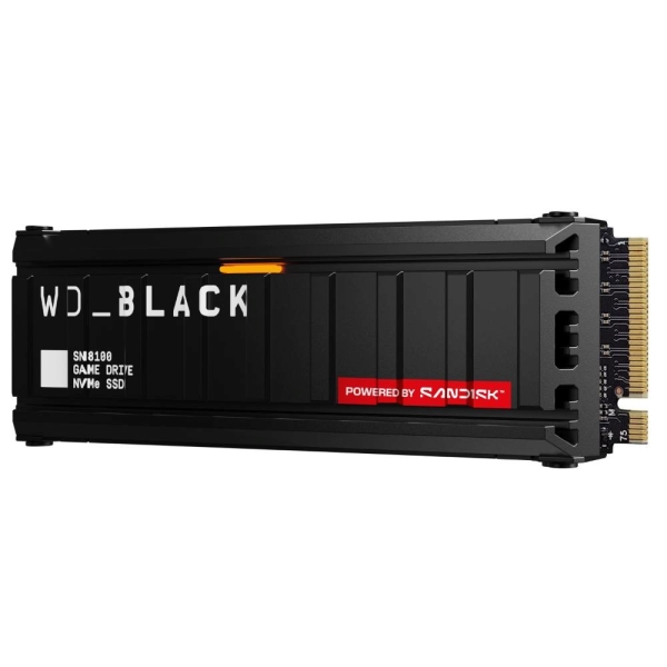 WD BLACK SSD NVMe 1TB PCIe SN8100 Powered by SanDisk, Gen5, (R:14900, W:11000MB/s), Chladič