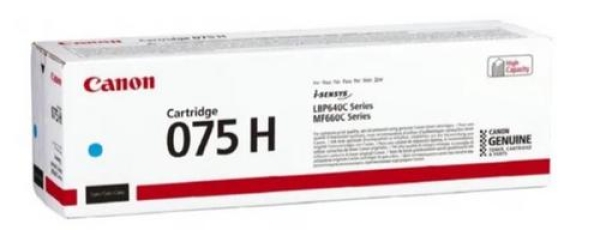 Toner Canon 075H, 6368C002 azurový (2 500 stran)