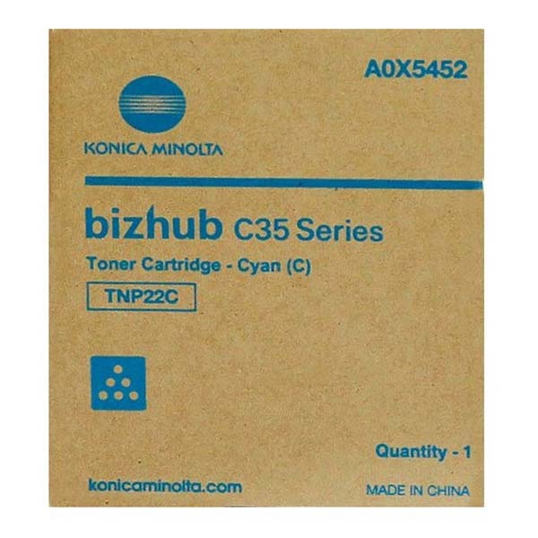 Toner Konica Minolta TNP22C A0X5452 azurový
