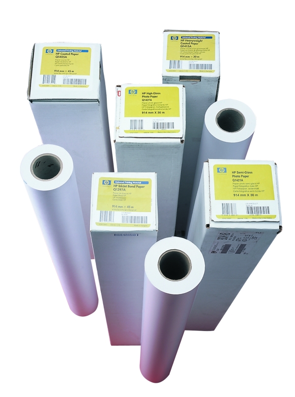 HP 914/30.5/Heavyweight Coated Paper, matný, 36", C6030C, 130 g/m2, papír, 914mmx30.5m, bílý, pro inkoustové tiskárny, role, unive