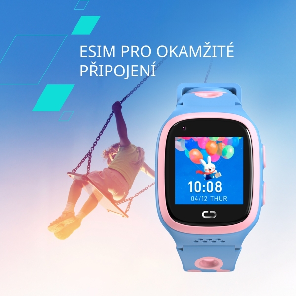 Canyon Kids Watch ZEFIR KW-49 E-SIM 4G, Pink