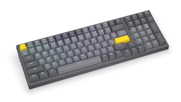 Endorfy herní klávesnice Celeris 1800, bezdrátová, yellow switch, mechanická, CZ layout, RGB