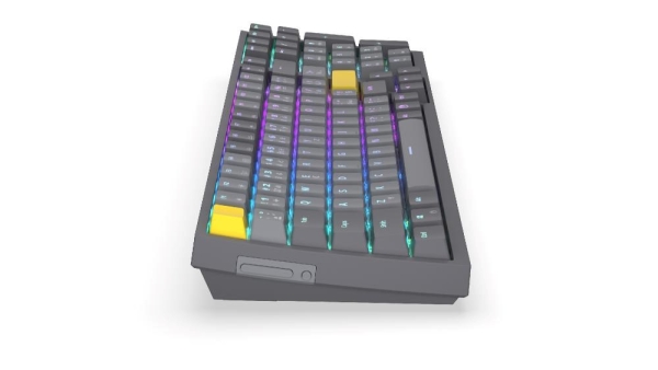 Endorfy herní klávesnice Celeris 1800, bezdrátová, yellow switch, mechanická, CZ layout, RGB