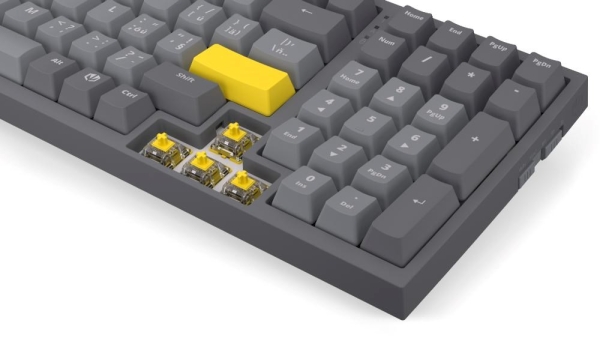 Endorfy herní klávesnice Celeris 1800, bezdrátová, yellow switch, mechanická, CZ layout, RGB