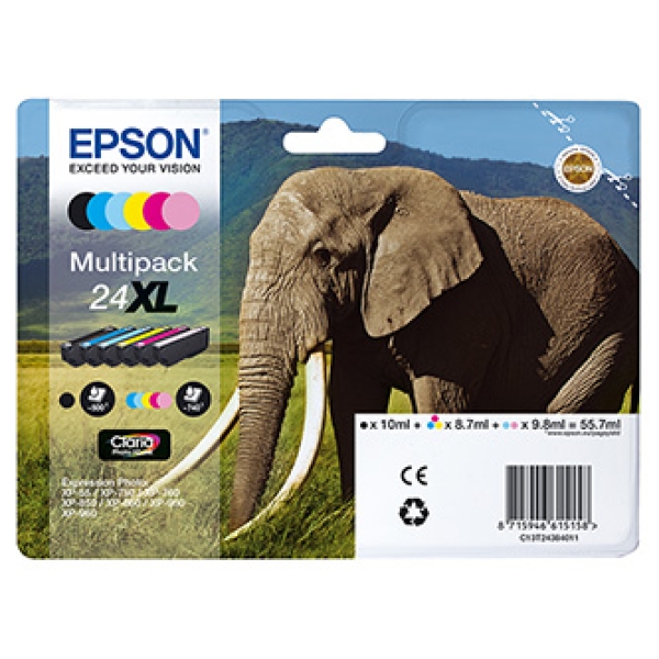 Náplň Epson 24XL, C13T24384010 6pack