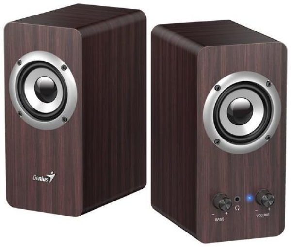 GENIUS repro SP-HF400 10W RMS 2.0 tmavé dřevo