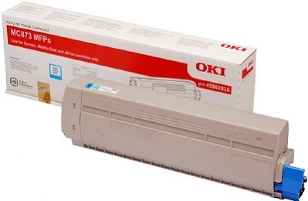 Toner OKI 45862816 azurový