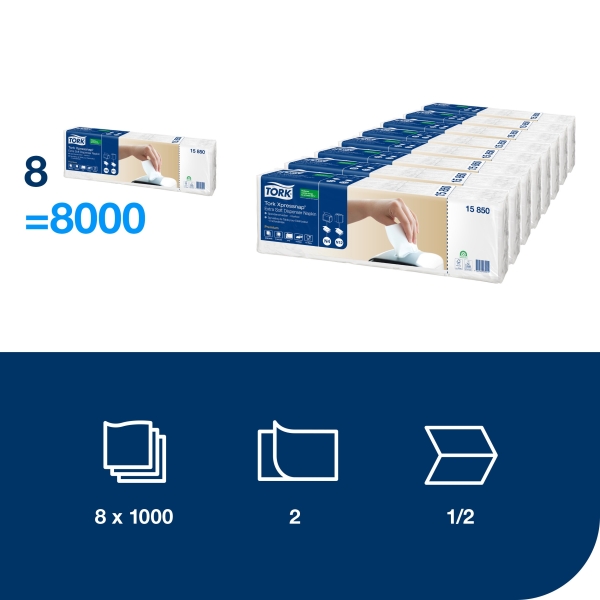 Tork Xpressnap® extra jemné bílé ubrousky do zásobníku