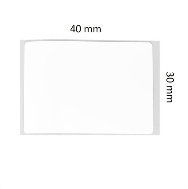 Niimbot štítky ER 40x30mm 230ks Průhledné pro B21