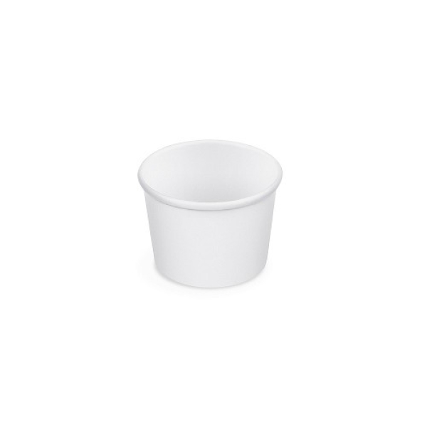 Papírová miska na zmrzlinu p.75 mm, 125 ml, bílá, 50 ks