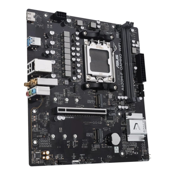MB ASUS A620M-F Gaming WIFI /AM5/2xDDR5/M.2/W6+BT5.3/HDMI/mATX