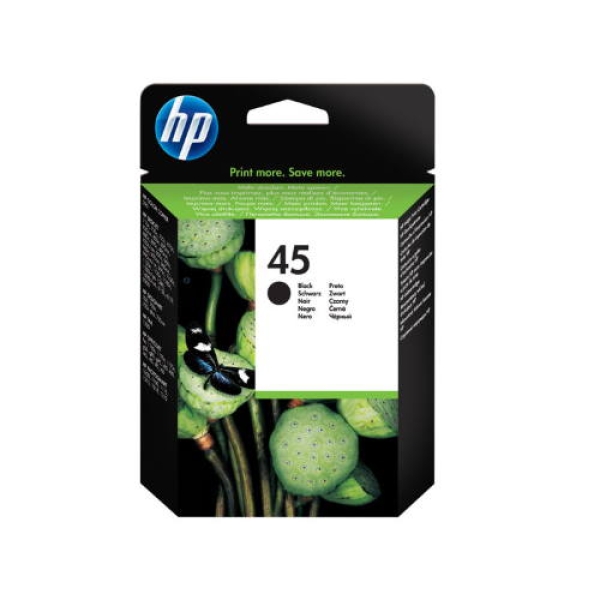 Náplň HP č.45, 51645AE černá