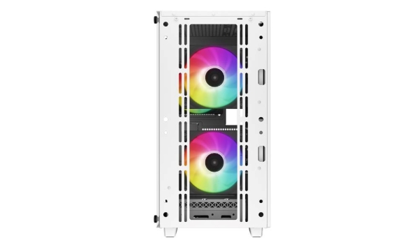 DEEPCOOL Case CC360 WH ARGB, mATX, Průhledná bočnice, 3x 120mm Fan, bílá