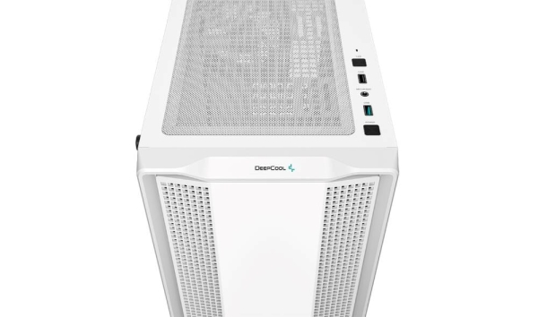 DEEPCOOL Case CC360 WH ARGB, mATX, Průhledná bočnice, 3x 120mm Fan, bílá