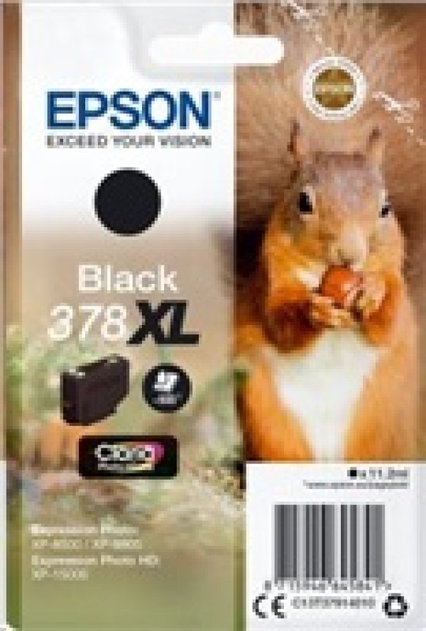 Náplň Epson 378XL, C13T37914010 černá blistr 