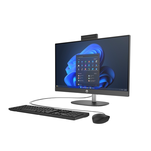 HP ProOne 240 G10 AiO 23.8 NT,i3-N300, RAM 1x8 GB, SSD 512 GB M.2 NVMe, grafika Intel HD, OS Win11P64, WiFi 6 + BT, usb 