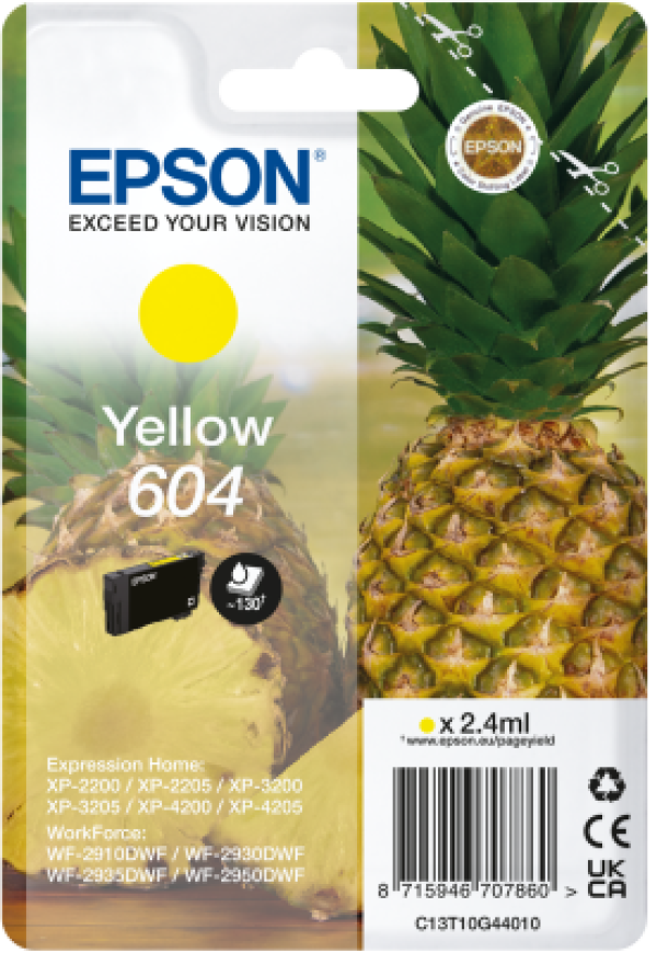 Náplň Epson C13T10G44010 žlutá