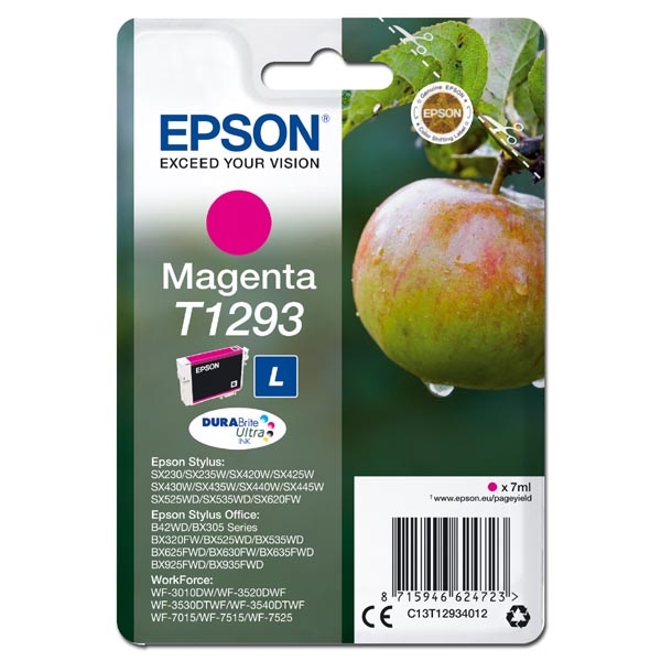 Náplň Epson C13T12934012, T1293 purpurová (7 ml)