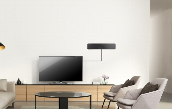 EVOLVEO Xany 2B LTE 230/5V, 43dBi aktivní pokojová anténa DVB-T/T2, LTE filtr