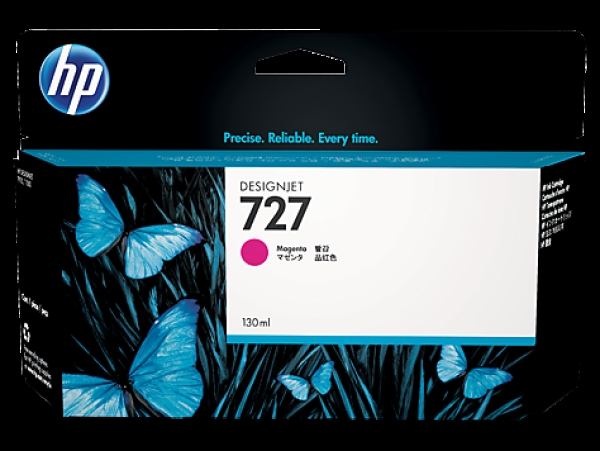 Náplň HP č.727, B3P20A purpurová