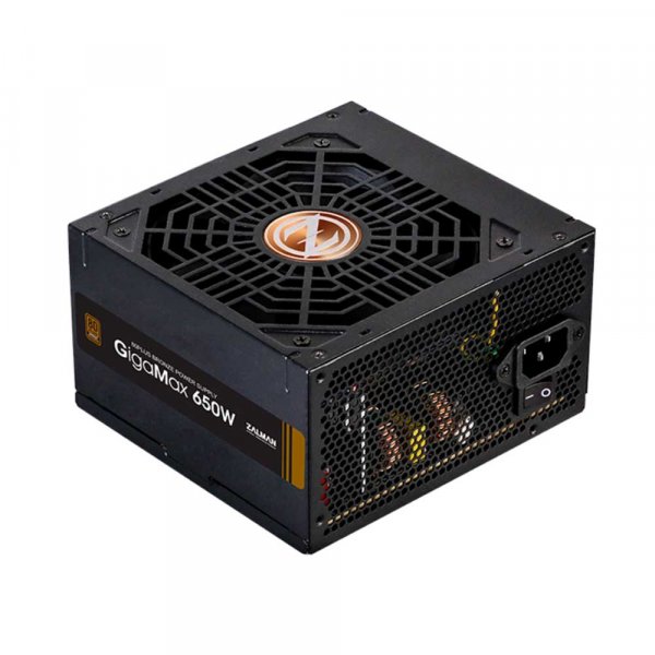 Zdroj Zalman ZM650-GVII GigaMax 650W, 80 PLUS Bronze 230V EU, ATX 12V V2.31, eff. 88%, aPFC 12cm fan