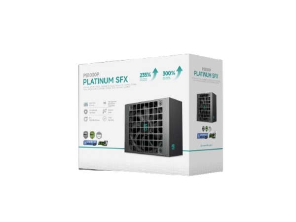 DEEPCOOL GAMERSTORM zdroj 1000W PS1000P, 92mm, Plně modulární, Platinum Cybenetics, ATX 3.1, černá