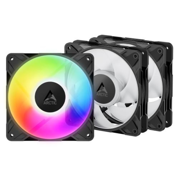 ARCTIC P12 Pro A-RGB LN Value pack (3 ks) ventilátor - 120mm, black