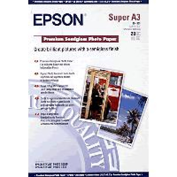 EPSON A3+, Premium Semigloss Photo Paper (20listů)