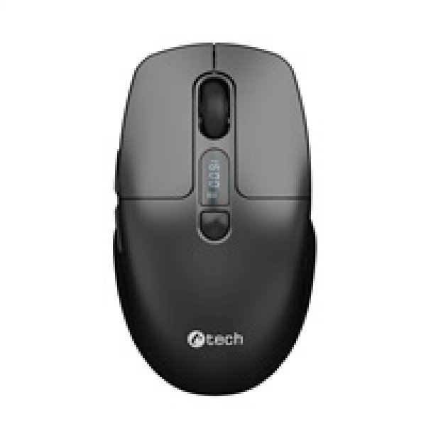 C-TECH Myš WLM-13, Bezdrátová, černá