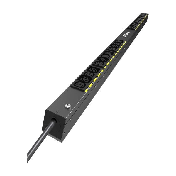 Eaton G4 Základní Rack PDU, 0U, 22,5U, vstup IEC-60309, 3m kabel, 1ph, 3,7kW, 16A, 200-240V, 24 zásuvek (12)C13, (12)C39