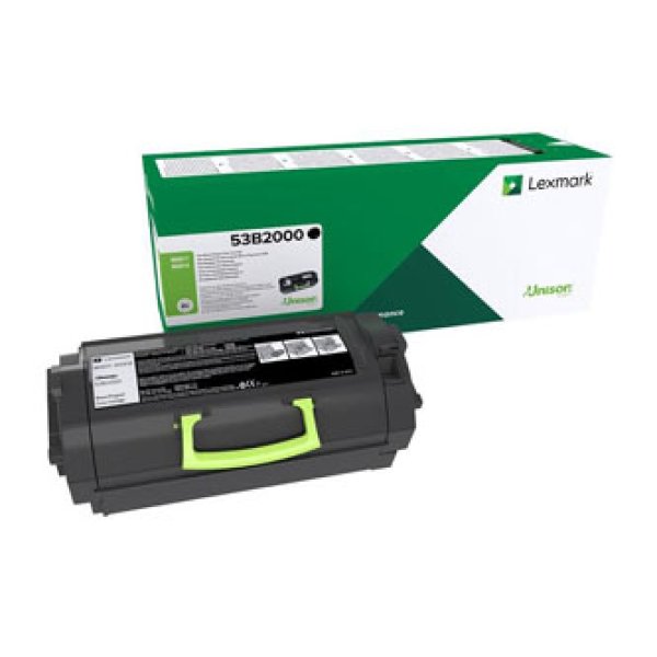 Toner Lexmark 53B2000 černý