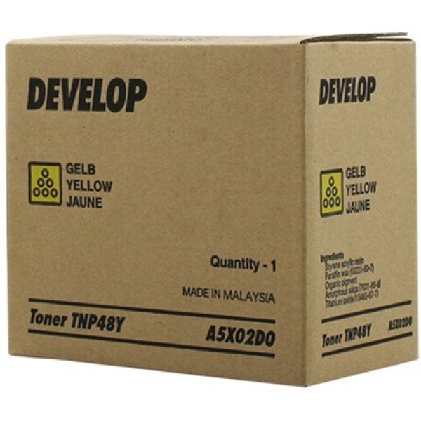 Toner Develop TNP48Y A5X02D0 žlutý
