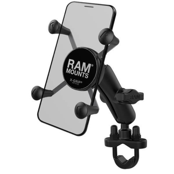 RAM sestava - malý držák X-Grip  se středním ramenem a úchytem U-Bolt na průměr 0,50 ''až 1,25''