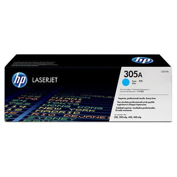 Toner HP č.305A CE411A azurový