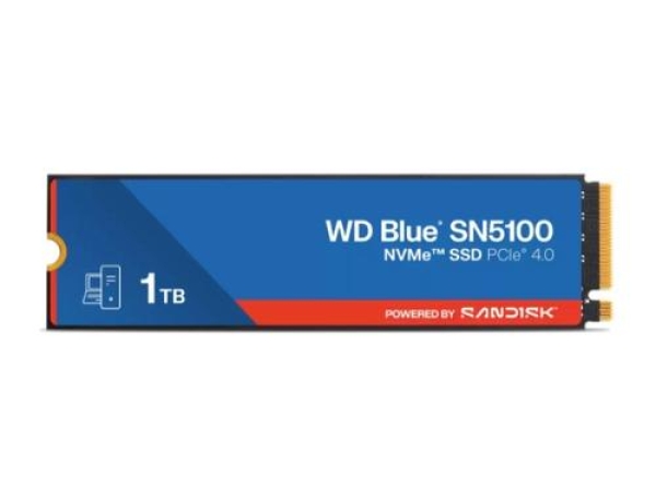 WD BLUE SSD NVMe 1TB PCIe SN5100, Gen4, (R:xxxx, W:xxxxMB/s)