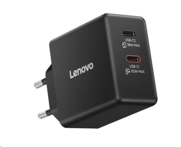 LENOVO Dual USB-C 65W GaN Charger
