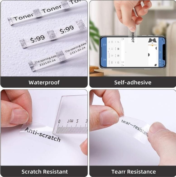 Niimbot štítky EP 14x30mm 210ks Transparent pro D11 a D110