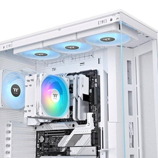 THERMAL TAKE Chladič CPU UX400 ARGB, 1x120mm, LGA1851, AM5, bílá