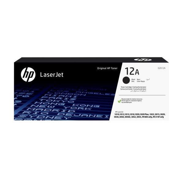 HP 12A (Q2612A), originální černý toner pro tiskárnu HP
