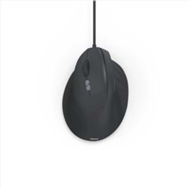 Hama vertikální ergonomická kabelová myš ECM-500L, pro leváky, černá