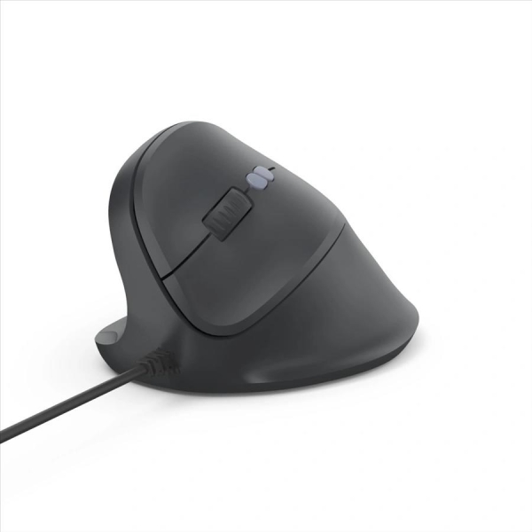 Hama vertikální ergonomická kabelová myš ECM-500L, pro leváky, černá
