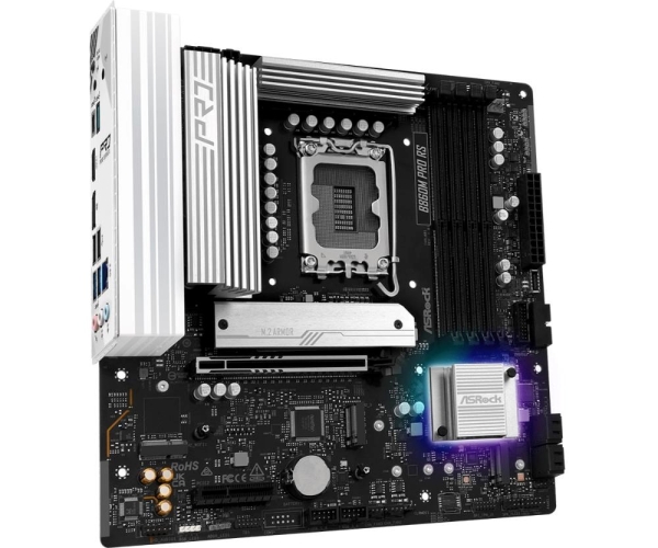 ASRock MB Sc LGA1851 B860M Pro RS, Intel B860, 4xDDR5, 1xDP, 1xHDMI, mATX