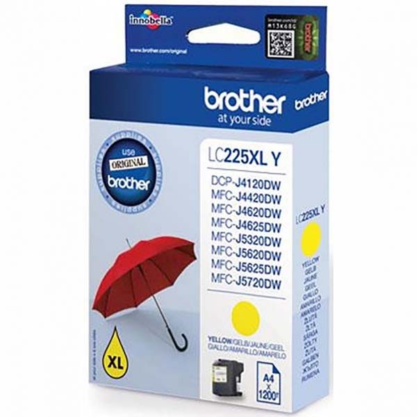 Náplň Brother LC-225XLY žlutá