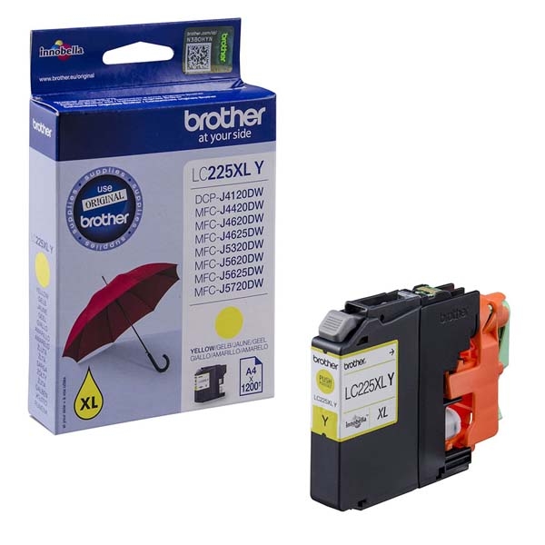 Náplň Brother LC-225XLY žlutá