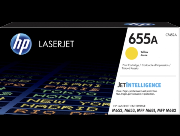 Toner HP č.655A CF452A žlutý