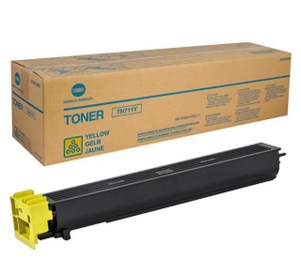 Toner Konica Minolta TN711Y A3VU250 žlutý