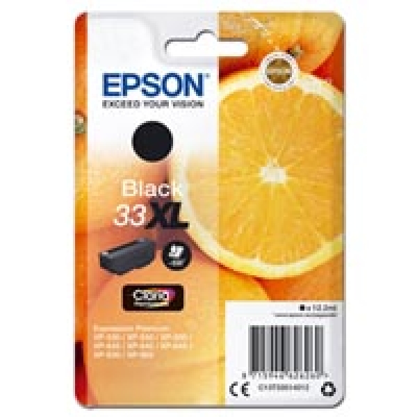 Náplň Epson 33XL. C13T33514012 černá
